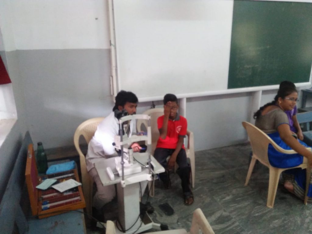 Eye check-up camp